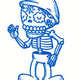 Illustration for article titled Scifi and fantasy characters shed their skin for the Day of the Dead